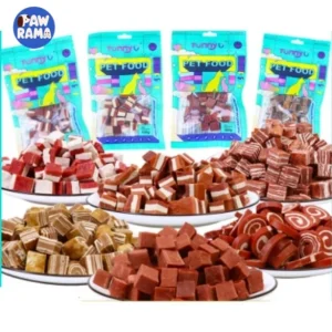 Bánh thưởng cho chó 100g snack huấn luyện từ thịt thật nhiều vị mềm và cứng dễ ăn